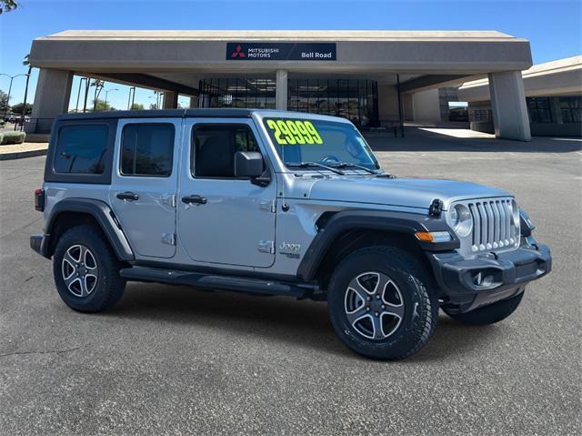 used 2020 Jeep Wrangler Unlimited car, priced at $27,318