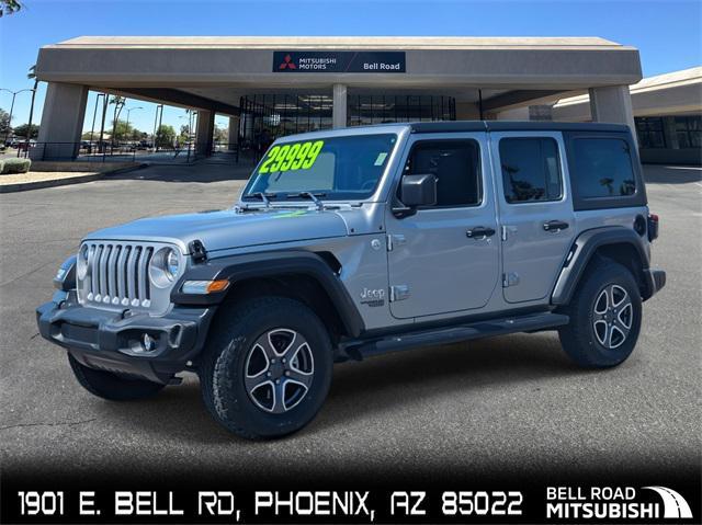 used 2020 Jeep Wrangler Unlimited car, priced at $27,318