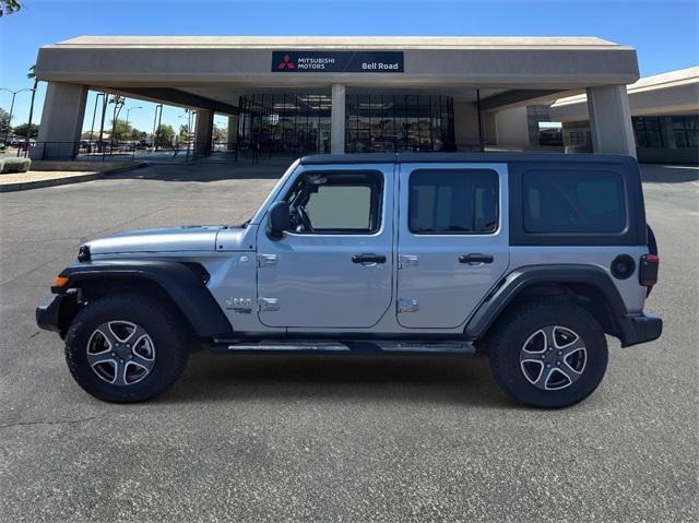 used 2020 Jeep Wrangler Unlimited car, priced at $27,318