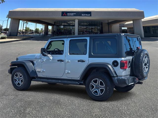 used 2020 Jeep Wrangler Unlimited car, priced at $27,318