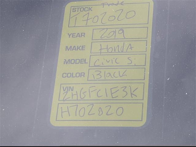 used 2019 Honda Civic Si car, priced at $14,987