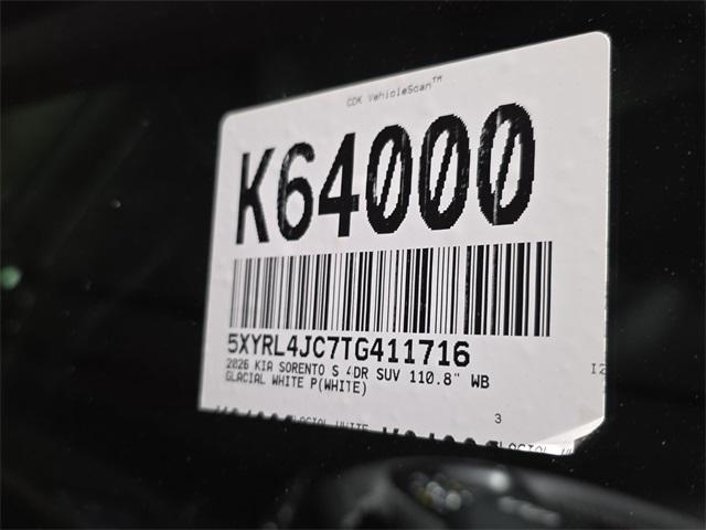 new 2026 Kia Sorento car, priced at $38,595