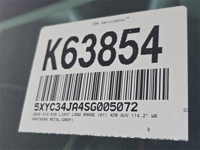 new 2025 Kia EV6 car, priced at $42,980