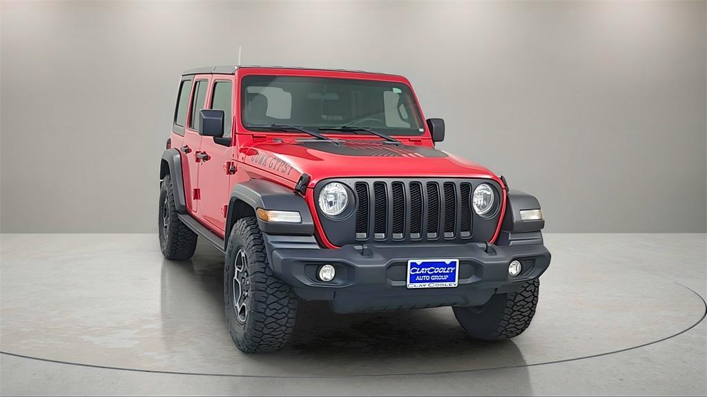 used 2021 Jeep Wrangler Unlimited car, priced at $25,500