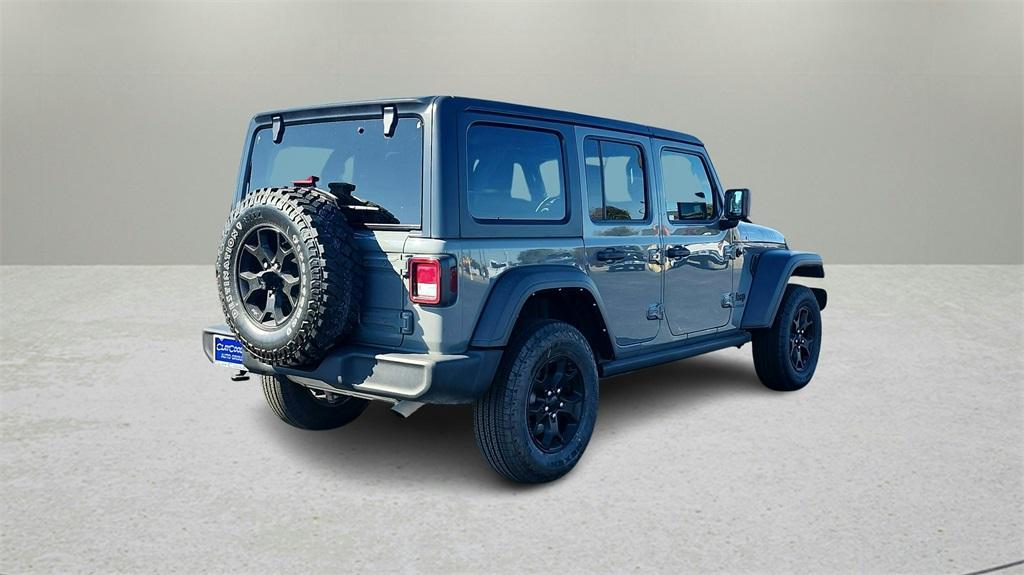 used 2021 Jeep Wrangler Unlimited car, priced at $27,500