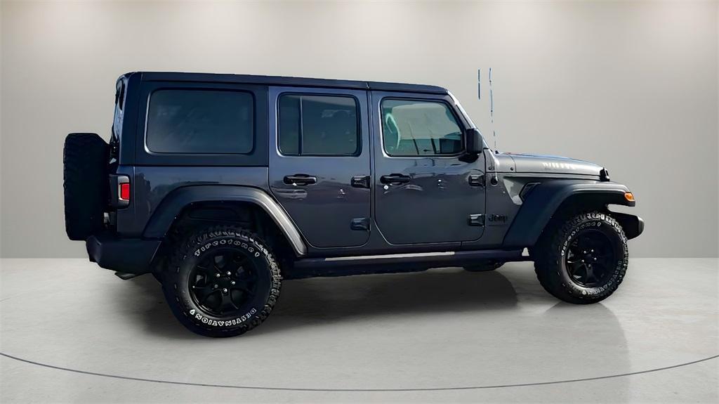 used 2021 Jeep Wrangler Unlimited car, priced at $34,000