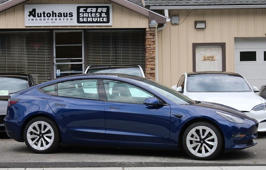 used 2023 Tesla Model 3 car, priced at $24,900