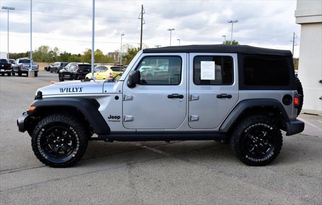 used 2021 Jeep Wrangler Unlimited car, priced at $32,440