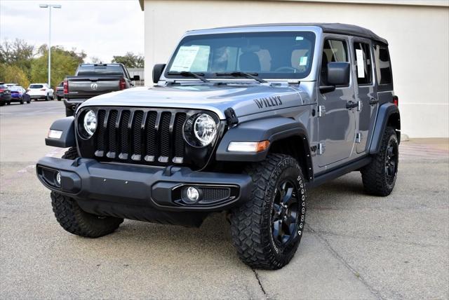 used 2021 Jeep Wrangler Unlimited car, priced at $32,440