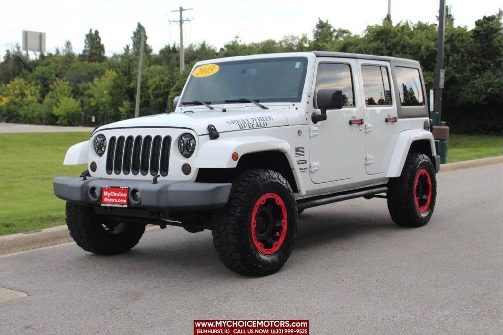 used 2015 Jeep Wrangler Unlimited car, priced at $16,999