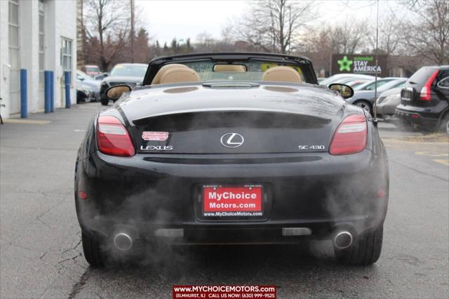 used 2006 Lexus SC 430 car, priced at $10,499