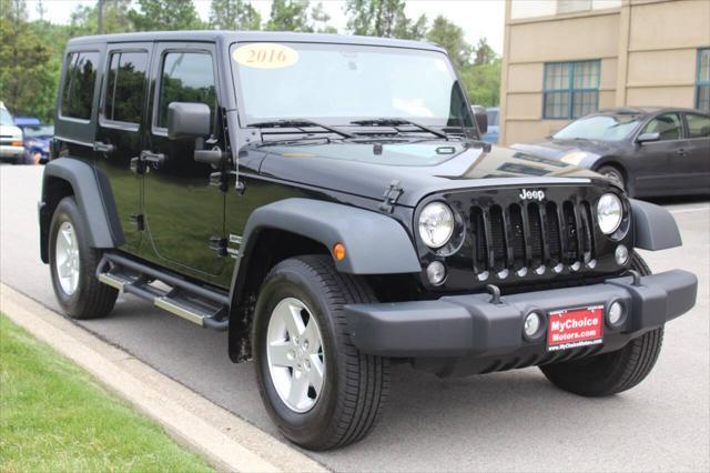 used 2016 Jeep Wrangler Unlimited car, priced at $17,999