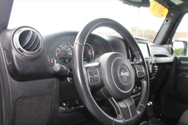 used 2016 Jeep Wrangler Unlimited car, priced at $17,999