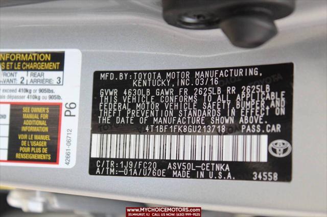 used 2016 Toyota Camry car, priced at $10,999