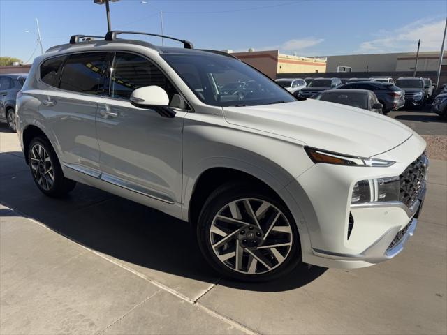 used 2021 Hyundai Santa Fe car, priced at $27,977