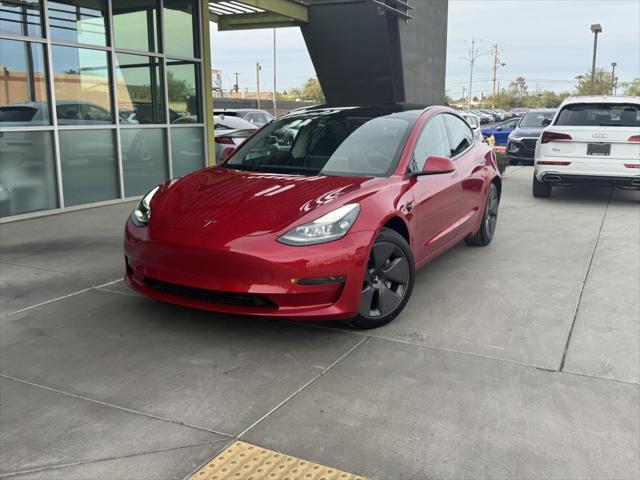 used 2023 Tesla Model 3 car, priced at $27,977