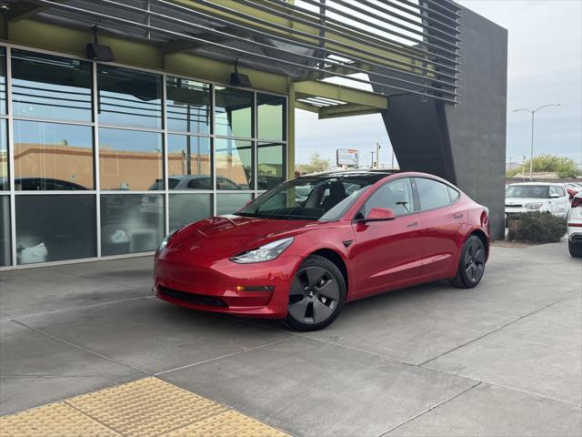 used 2023 Tesla Model 3 car, priced at $27,977