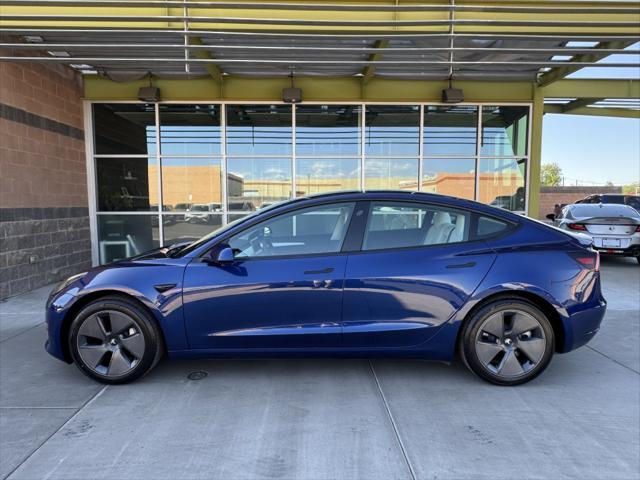 used 2023 Tesla Model 3 car, priced at $29,277