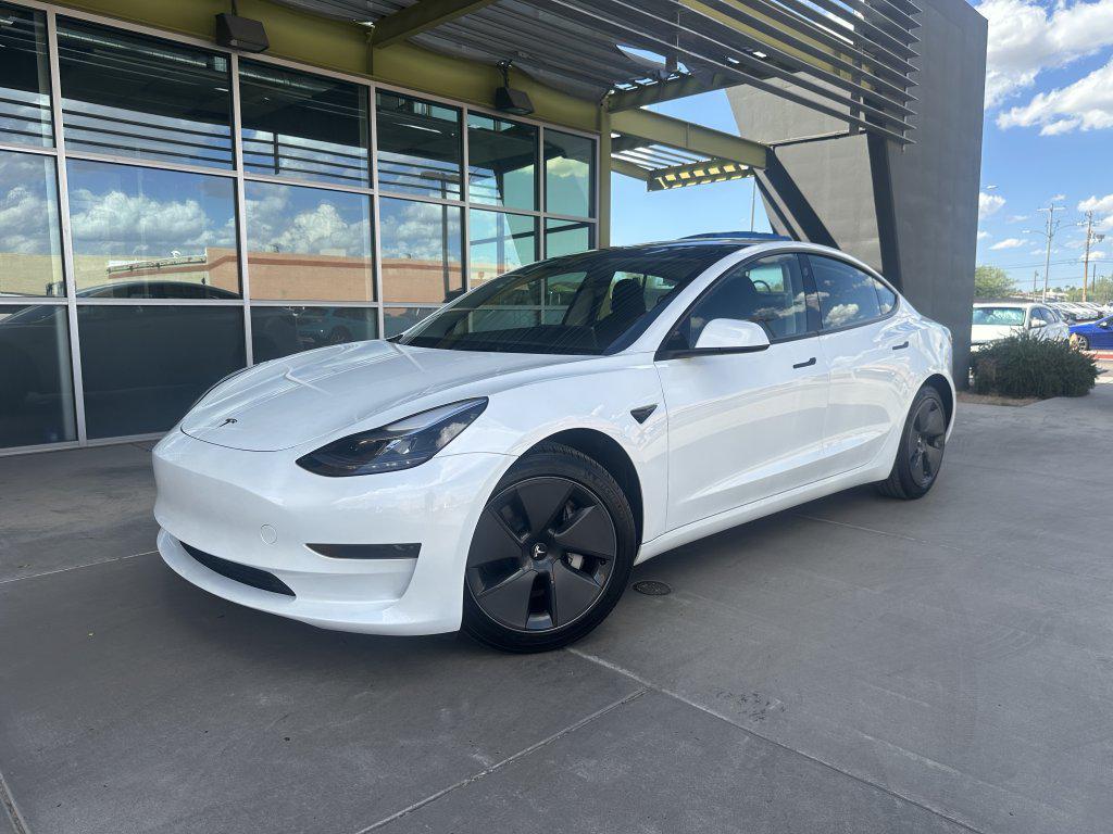 used 2023 Tesla Model 3 car, priced at $25,277