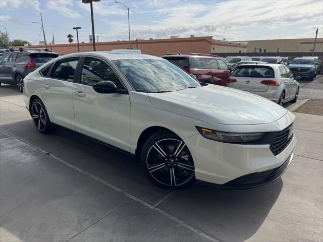used 2023 Honda Accord Hybrid car, priced at $27,677