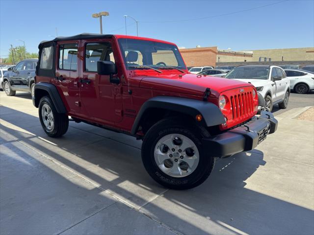 used 2015 Jeep Wrangler Unlimited car, priced at $21,977