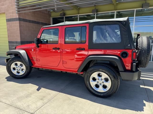 used 2015 Jeep Wrangler Unlimited car, priced at $21,977