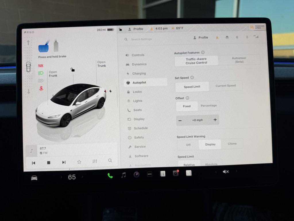 used 2025 Tesla Model 3 car, priced at $36,977