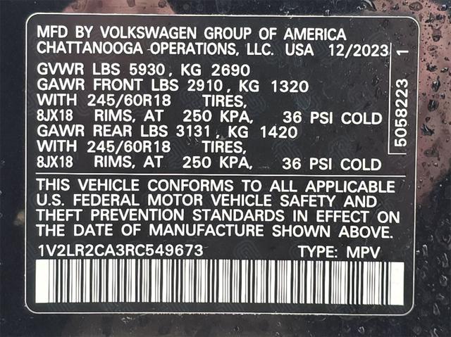 used 2024 Volkswagen Atlas car, priced at $33,233