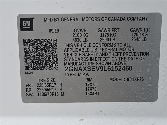 used 2020 Chevrolet Equinox car, priced at $17,742