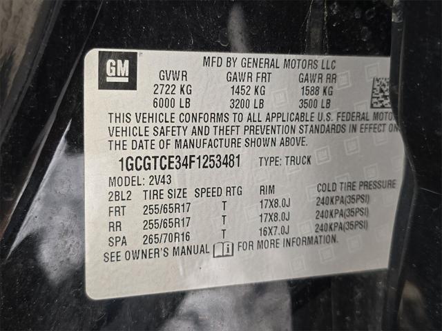 used 2015 Chevrolet Colorado car, priced at $19,531