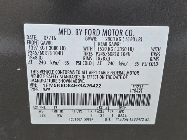 used 2017 Ford Explorer car, priced at $14,493