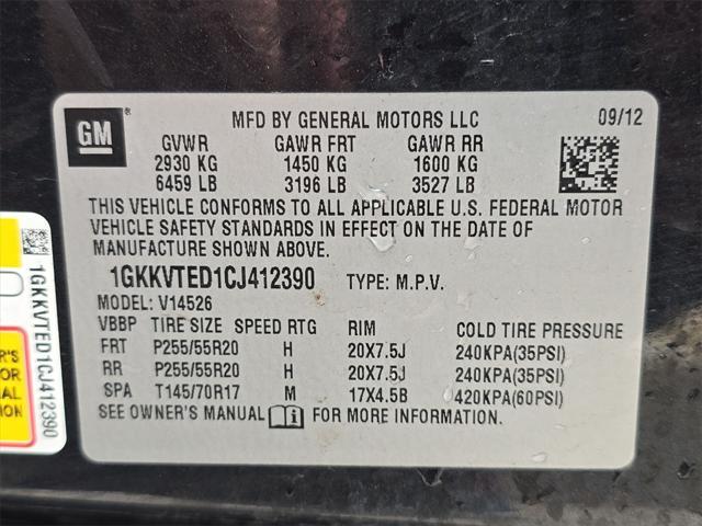 used 2012 GMC Acadia car, priced at $7,899