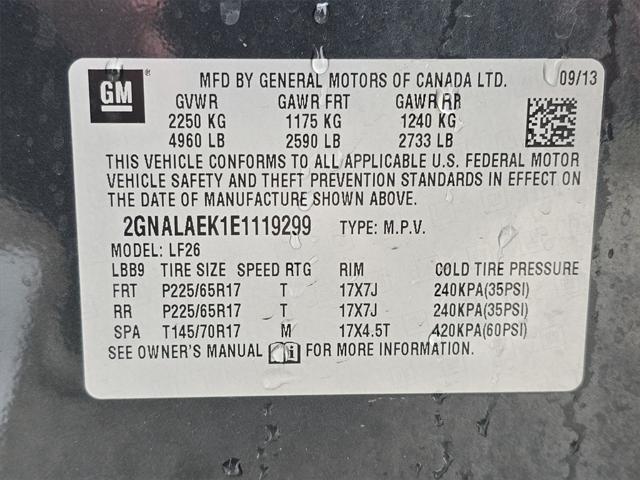 used 2014 Chevrolet Equinox car, priced at $9,998
