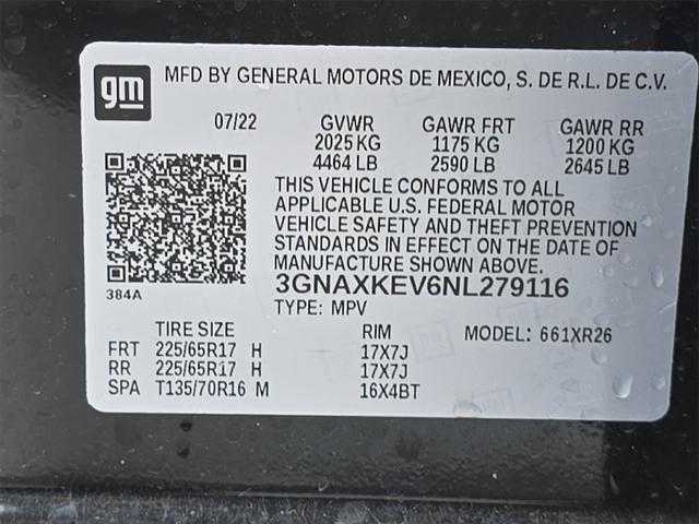used 2022 Chevrolet Equinox car, priced at $23,005