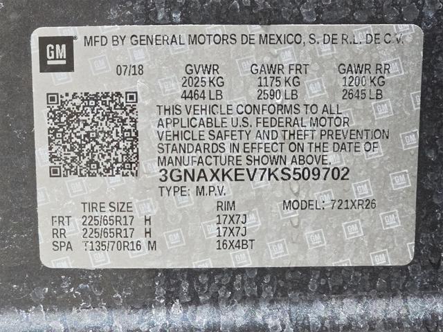used 2019 Chevrolet Equinox car, priced at $14,386