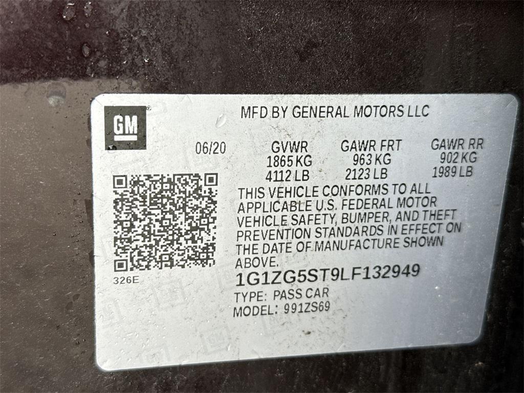 used 2020 Chevrolet Malibu car, priced at $14,574