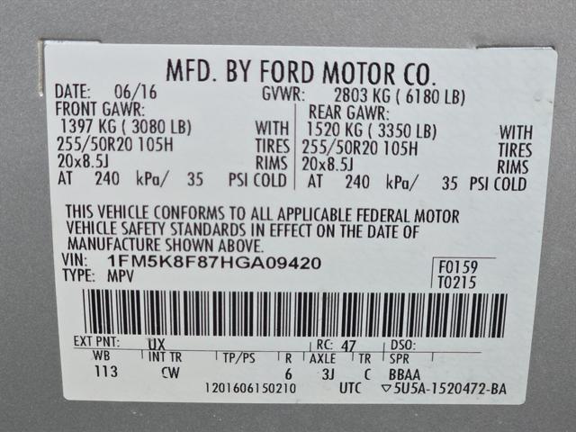 used 2017 Ford Explorer car, priced at $15,639