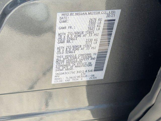 new 2025 Nissan Pathfinder car, priced at $37,191