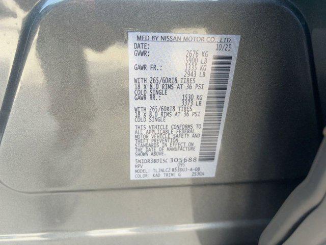 new 2025 Nissan Pathfinder car, priced at $39,477