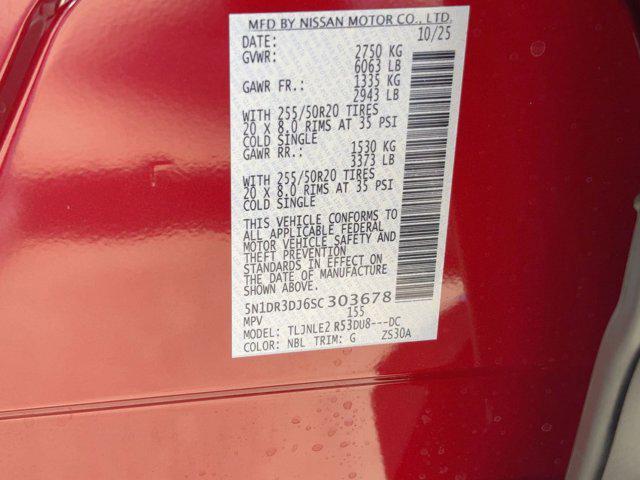 new 2025 Nissan Pathfinder car, priced at $44,791