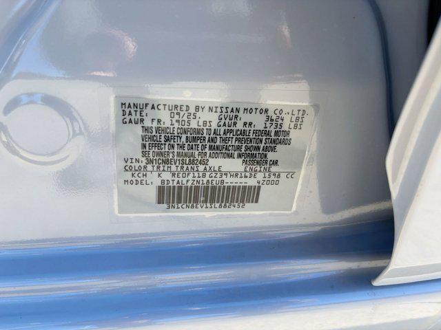 new 2025 Nissan Versa car, priced at $20,941