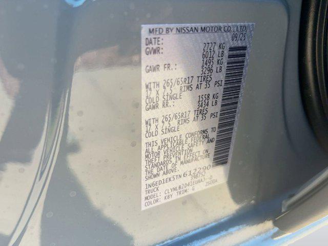 new 2026 Nissan Frontier car, priced at $39,791