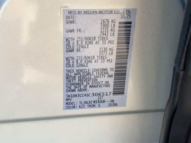 new 2025 Nissan Pathfinder car, priced at $36,991