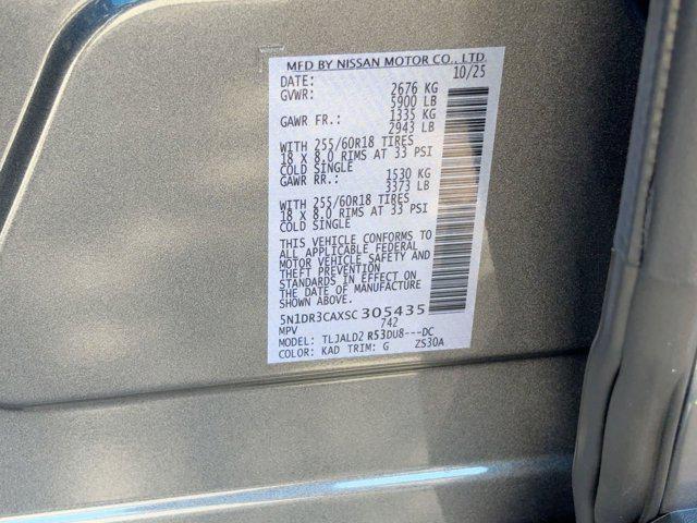 new 2025 Nissan Pathfinder car, priced at $36,691