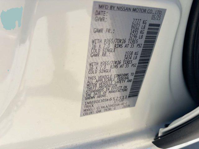 new 2025 Nissan Frontier car, priced at $42,592