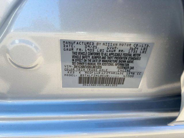 new 2025 Nissan Versa car, priced at $19,841