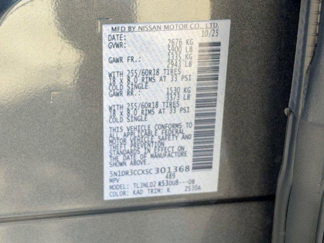 new 2025 Nissan Pathfinder car, priced at $37,391