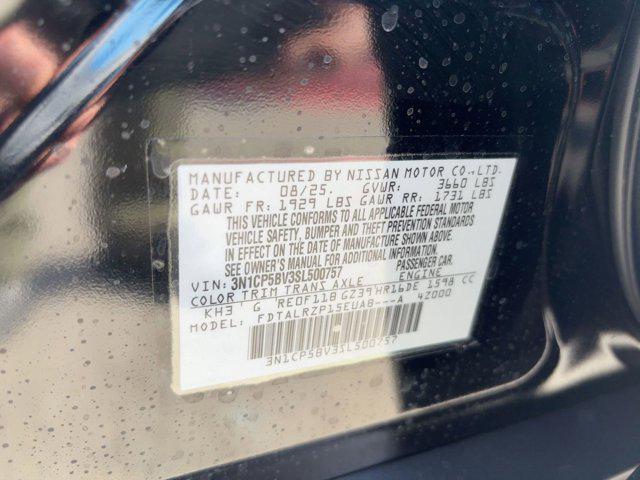 new 2025 Nissan Kicks car, priced at $21,821