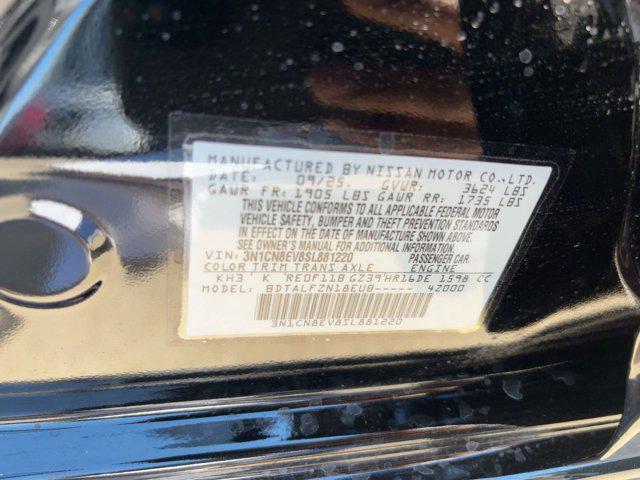 new 2025 Nissan Versa car, priced at $19,941