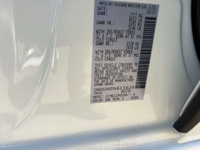 new 2026 Nissan Frontier car, priced at $38,991